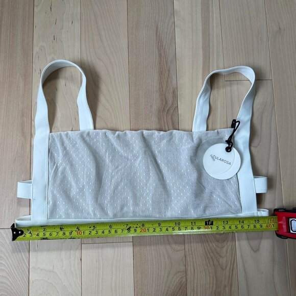 Tularosa White Mesh Swim Top – Size L, NWT - Picture 4 of 7